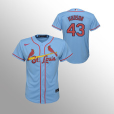 Youth St. Louis Cardinals Dakota Hudson Light Blue Replica Alternate Jersey