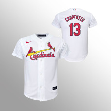 Youth St. Louis Cardinals Matt Carpenter White Replica Home Jersey