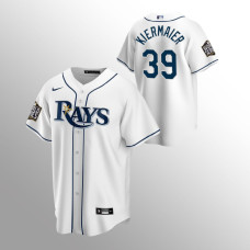 Youth Tampa Bay Rays Kevin Kiermaier White 2020 World Series Replica Jersey