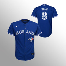 Youth Toronto Blue Jays Cavan Biggio Royal Replica Alternate Jersey